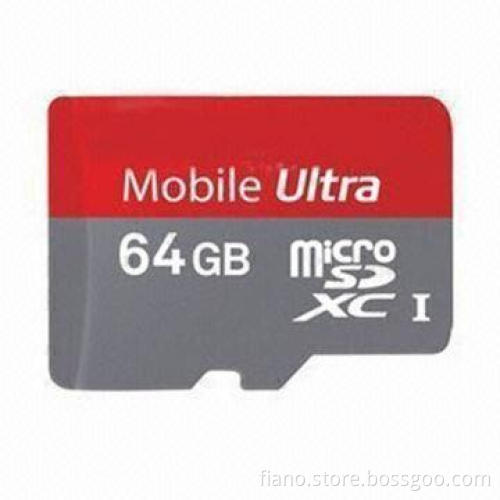 Memory Card with 1, 2, 4, 8, 16, 32, 64GB Micro SD Card, Can Customize Logo